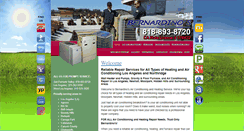 Desktop Screenshot of bernardinosairconditioning.com
